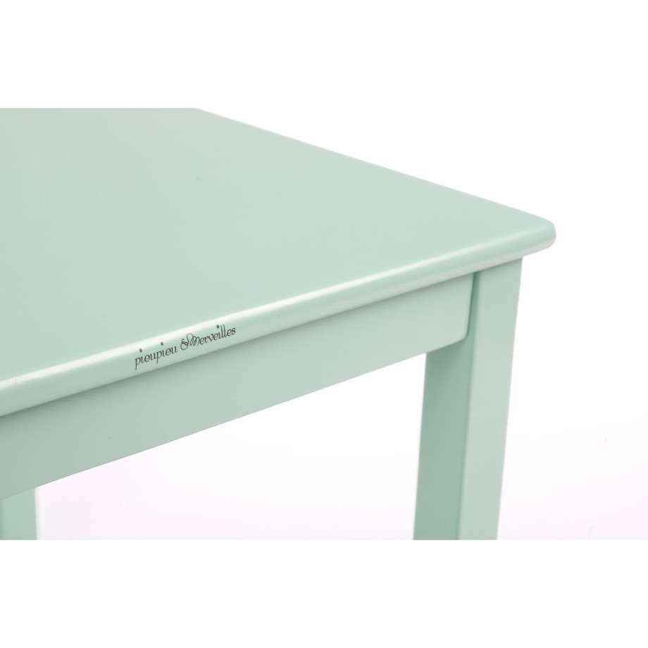 Tables enfant 4 ans vert sauge bois massif MONTESSORI
