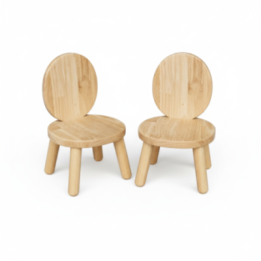 Ma première chaise OVALINE Bois naturel 1-4 ans