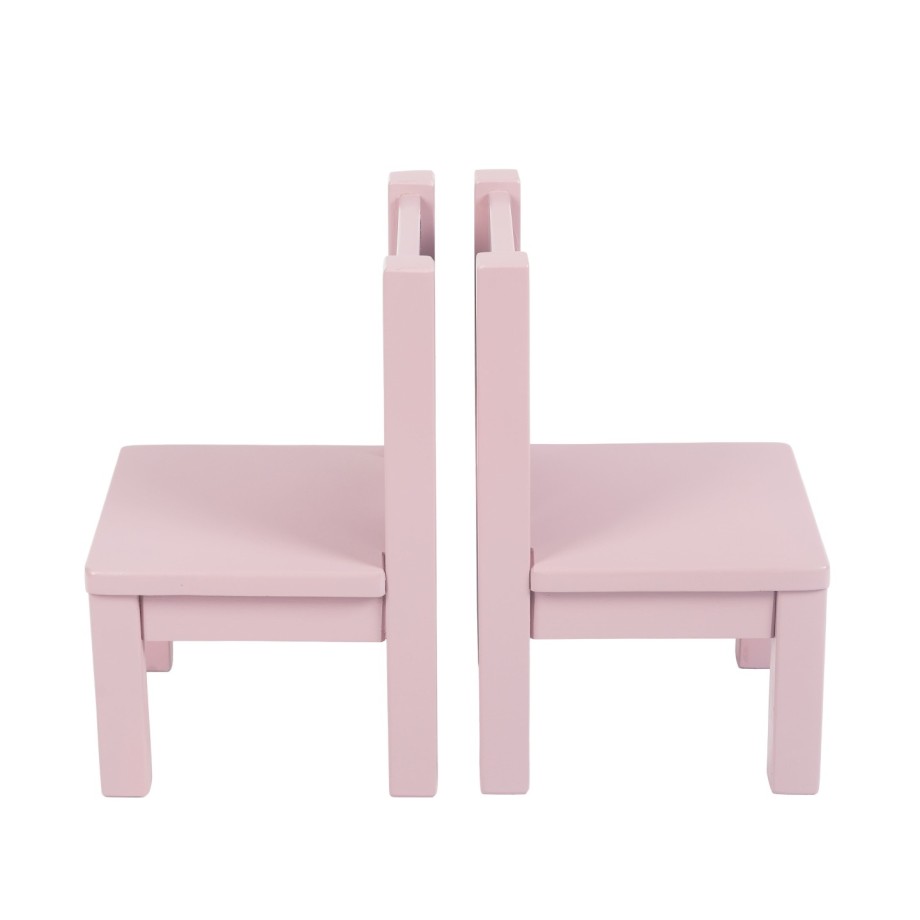 Première chaise, chaise enfant bois massif design mauve bruyère MONTESSORI