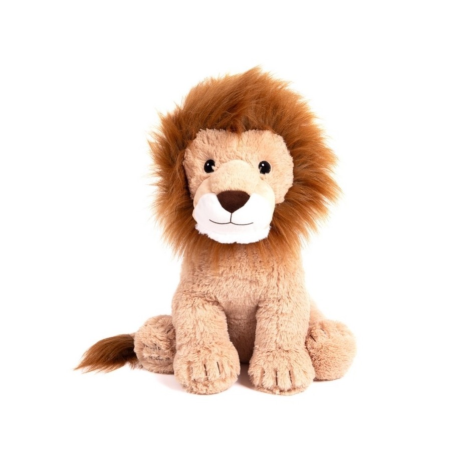 Peluche géante Léon le Lion assis 50cm - Made In France