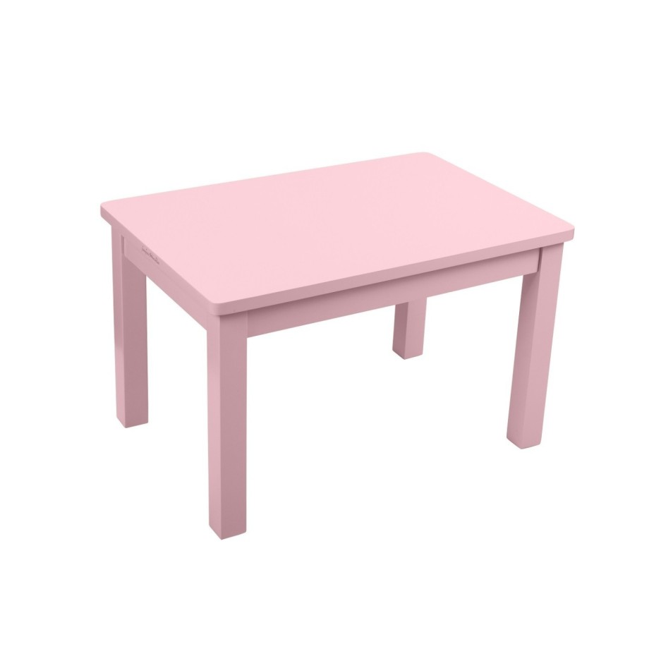 Ensemble Tables et chaises enfant 1-4 ans MONTESSORI - Rose et blanc