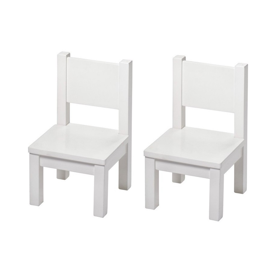Ensemble Tables et chaises enfant MONTESSORI Blanc 1-4 ans