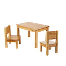 Ensemble Tables et chaises enfant MONTESSORI Bois naturel 1-4 ans