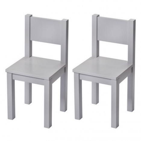 grey kids chair