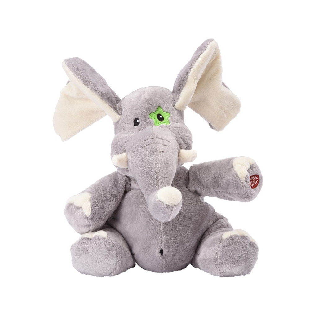 Peluche éléphant oreille qui bouge