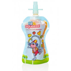 Fill N Squeeze - Kit gourdes réutilisables