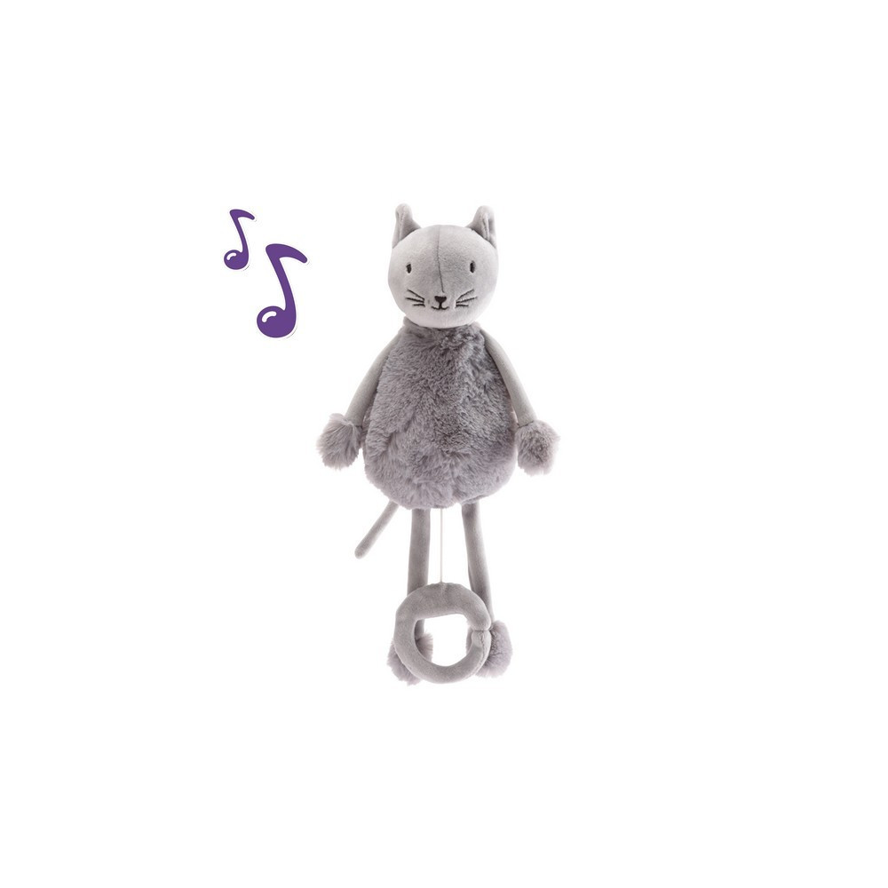 Oscar the cat musical soft toy - Pioupiou et Merveilles