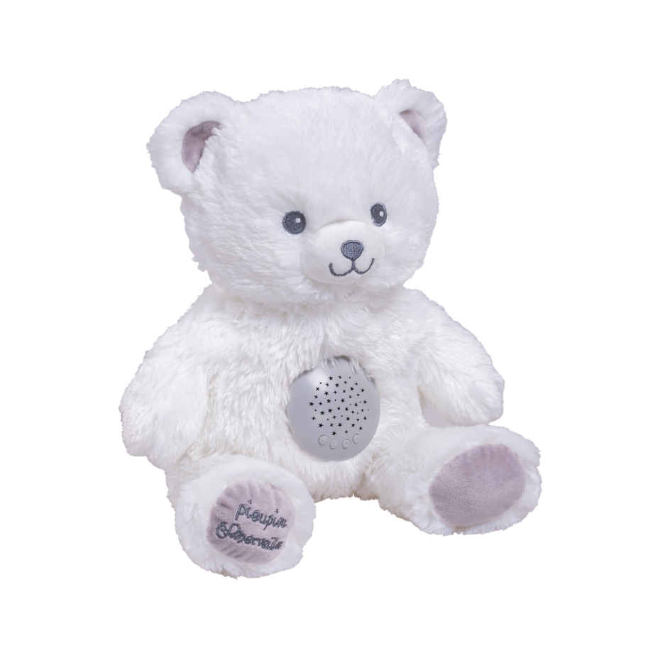 Peluche Veilleuse musicale - Projecteur d'étoiles - Gaston