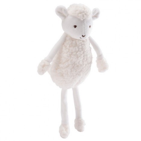Peluche Simeon Le Mouton Doudou Bebe Blanc Et Calin Lavage Machine