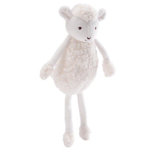 Peluche Simeon Le Mouton Doudou Bebe Blanc Et Calin Lavage Machine