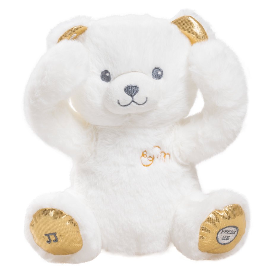 Peluche Gaston Coucou et Comptine - Collect'Or