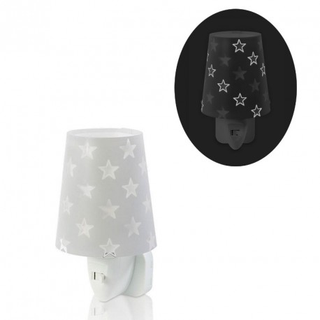 Phosphorescent nightlight Stars Pink