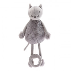 Peluche Coucou et Comptine Oscar le Chat, jouet cache-cache enfant