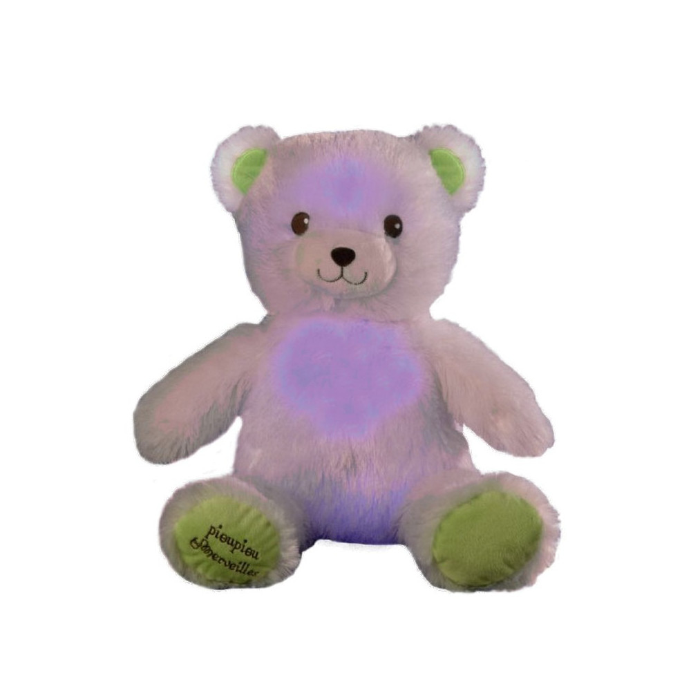 white light up teddy bear