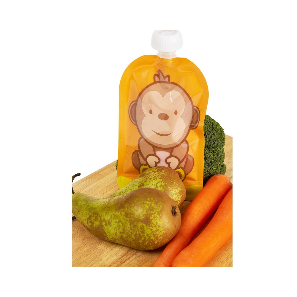 Fill n Squeeze, système de pochette pour bébé, gourde compote rechargeable  et Réutilisables, Bébé Gourdes Réutilisable pour Enfants, Ecologiques - au