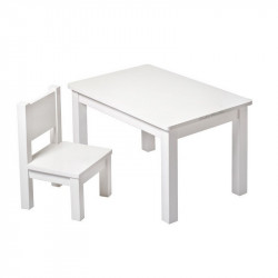 chaise-blanche-assortiment-table