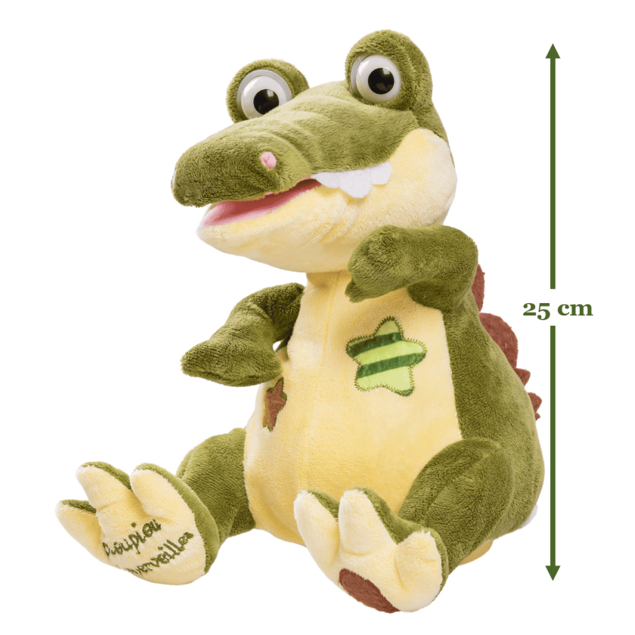Paulo le Croco peluche interactive - crocodile animé chante et danse