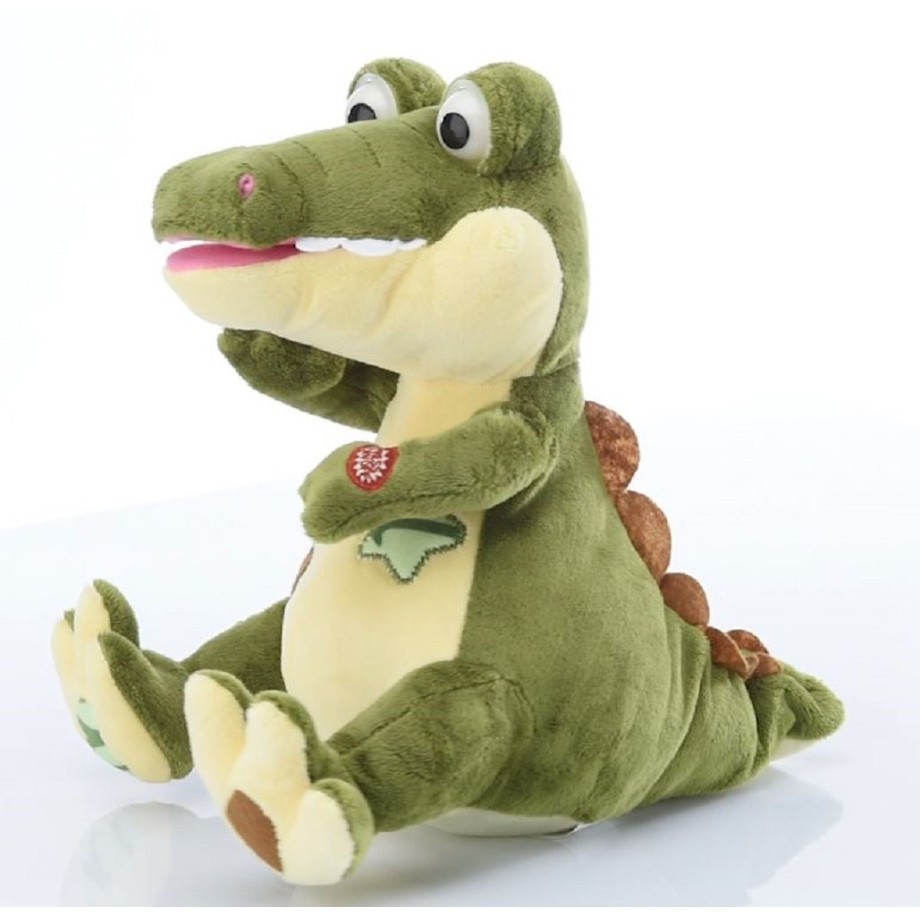 Paulo le Croco peluche interactive - crocodile animé chante et danse