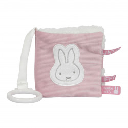 Grand tapis d'activités bébé Miffy avec arches et jouets d'éveil - Fluffy  rose