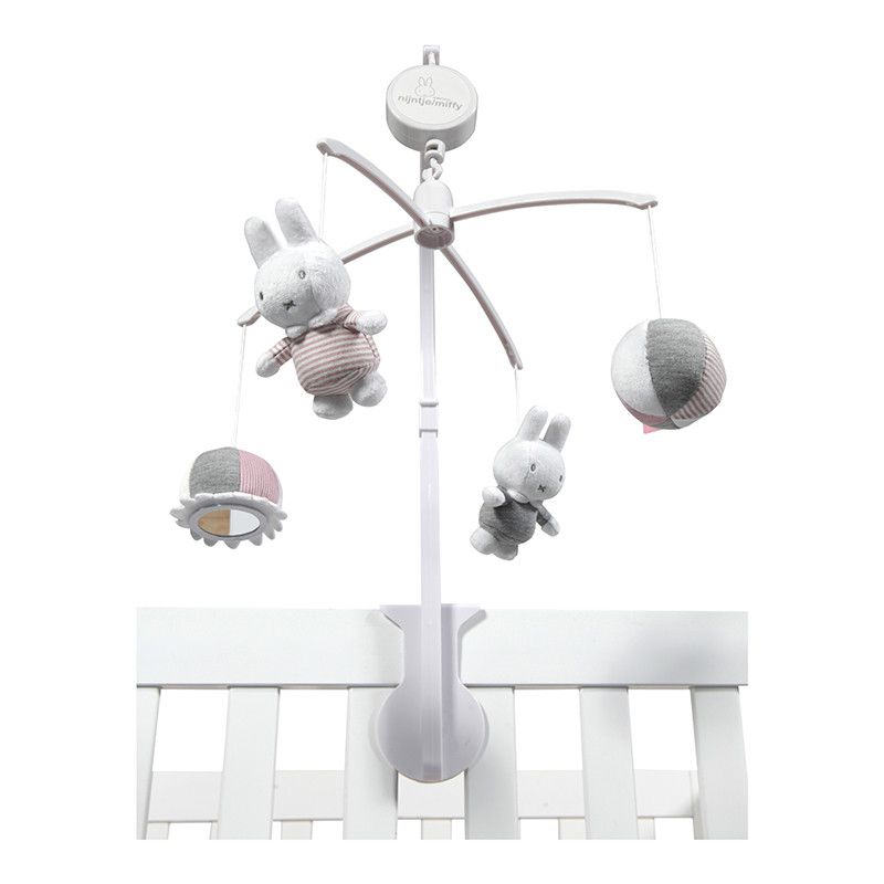Mobile Musical Miffy Rose Velours Berceuse Pour Endormir Bebe Mobile Musical Miffy Rose Velours Berceuse Pour Endormir Bebe