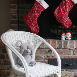 Peek a boo soft toy Noemie the Mouse