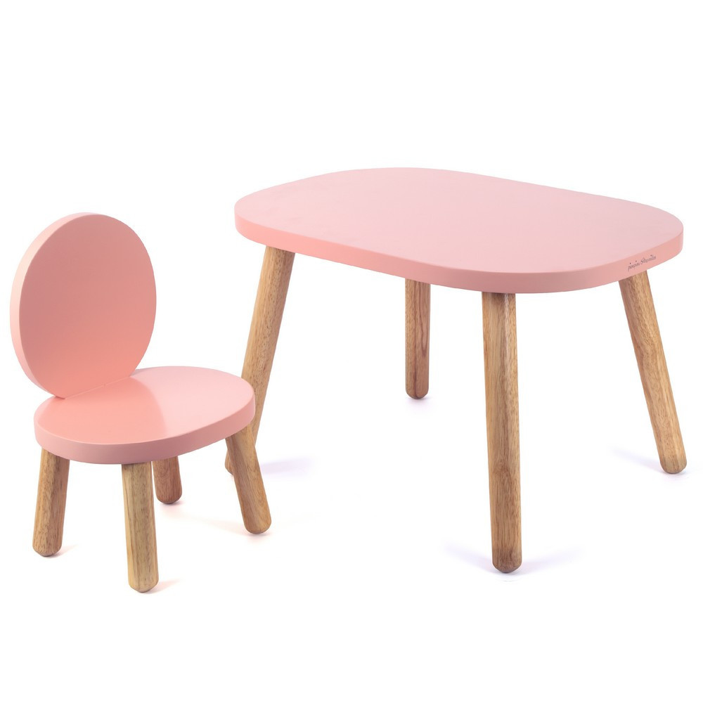 Ensemble Table et Chaise Enfant Montessori - Bois Naturel - Dès 12 Mois, PIOUPIOU ET MERVEILLES