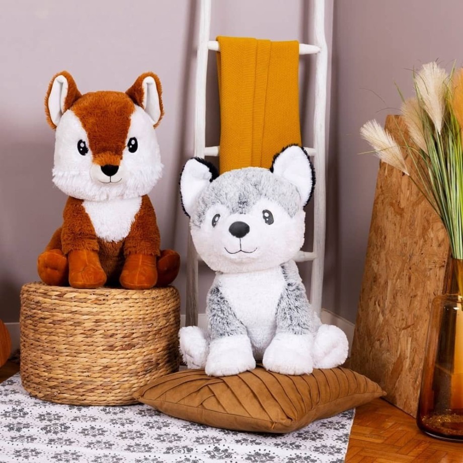 Peluche géante Gapard le Renard en peluche 50cm - Made in France