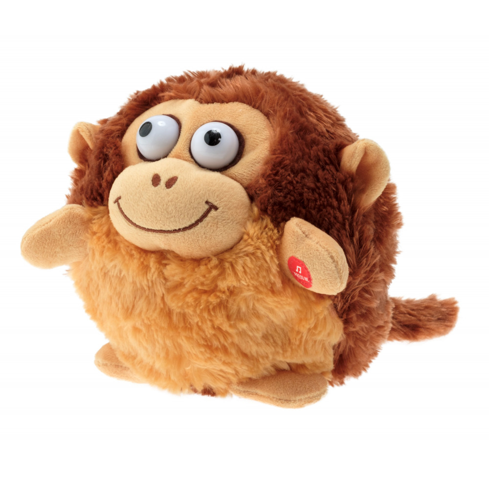 Peluche interactive Singe Giggle, jouet qui danse et qui vibre