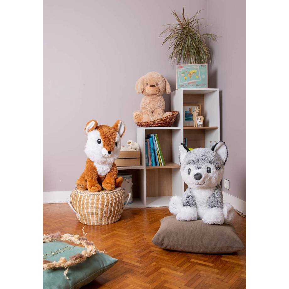 Peluche géante Gapard le Renard en peluche 50cm - Made in France