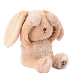 Peek a boo musical soft toy Valentin the bunny