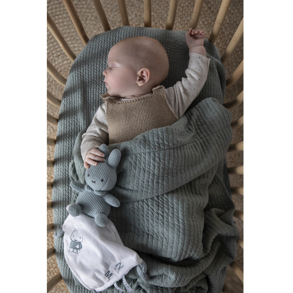 Miffy Peluche Tricot Vert Amande Peluche Lapin Vert