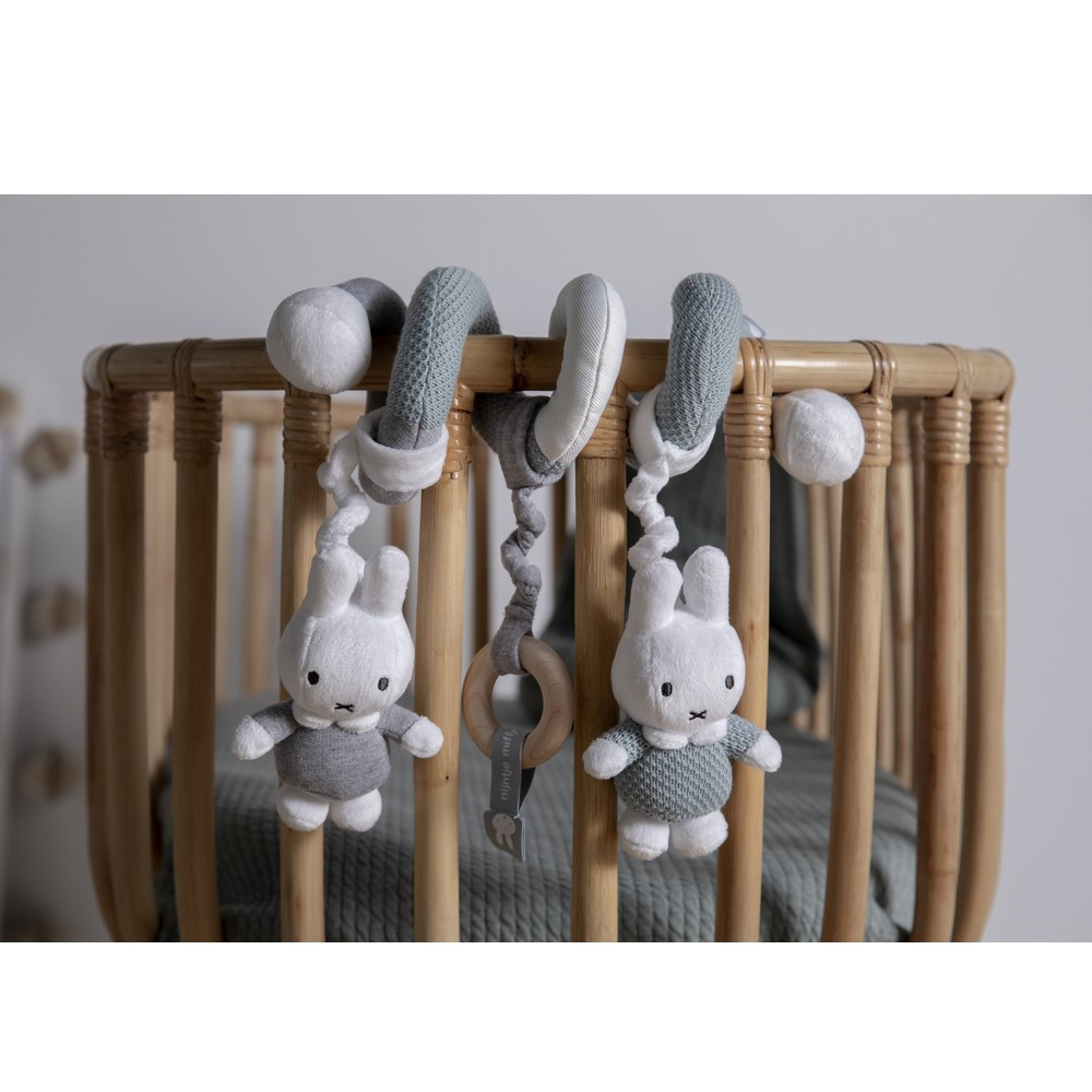 Jouet Spirale D Activites Bebe Vert Amande Lapin Miffy Blanc