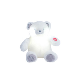 Peluche-Gaston-Ourson-Lumineux-Blanc-Gris-28cm-pour-dormir