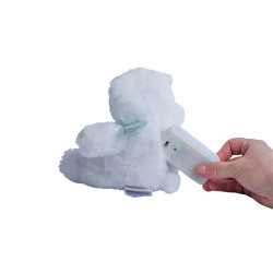 Peluche-Gaston-Ourson-Lumineux-Blanc-gris