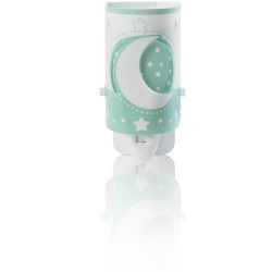 Veilleuse phosphorescente vert - Moonlight - Dalber face