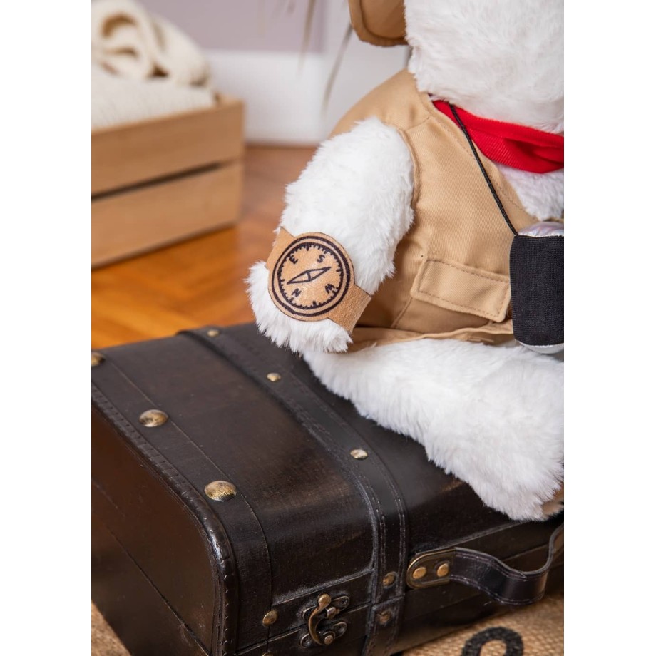 Peluche Gaston Aventurier 40cm. Idéal pour découvrir ce métier.