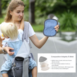 Matelas-rafraîchissant-porte-bébé-Gris