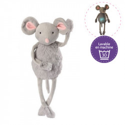 Peluche lumineuse et musicale - Noémie la Souris