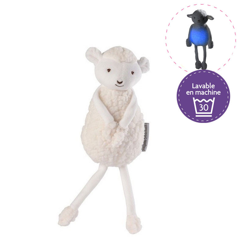 Simeon Le Mouton Peluche Lumineuse Et Musicale Lavable En Machine