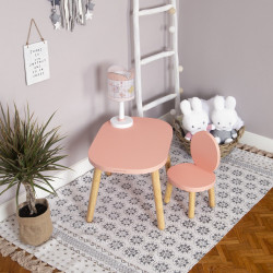 chaise-rose-meuble-chambre-enfant