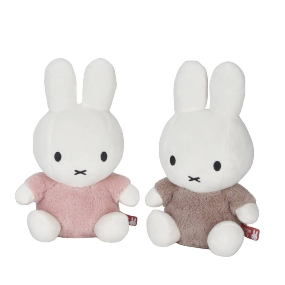 Miffy peluche fluffy rose, peluche 25cm lapin pour cadeau bébé