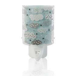 Lampe de chevet enfant Clouds nuages vert