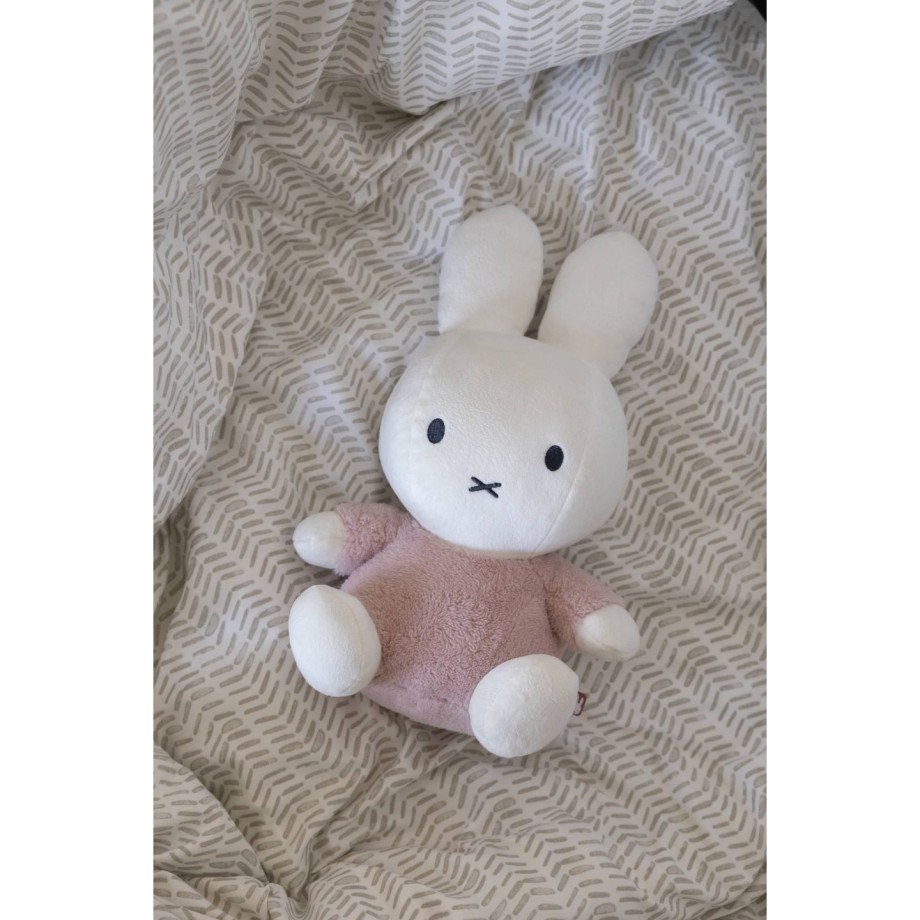 Miffy peluche fluffy rose, peluche 35cm lapin pour cadeau bébé