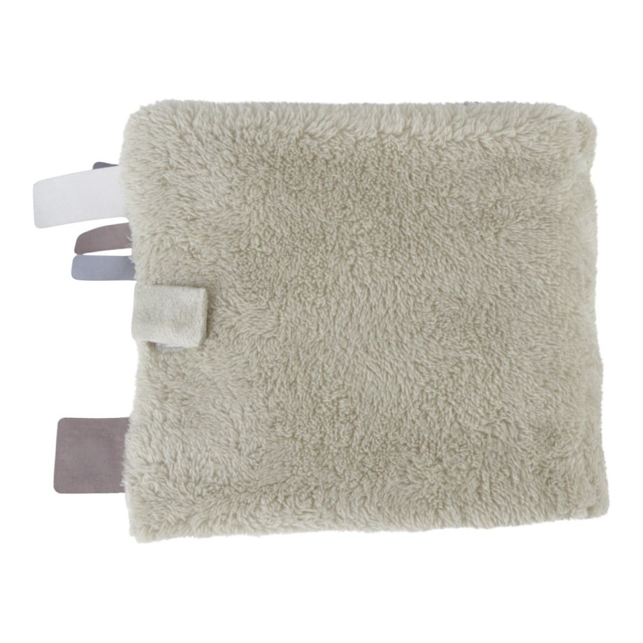 Livre d'activités en tissu Miffy Fluffy bleu-vert - jeu d'éveil bébé