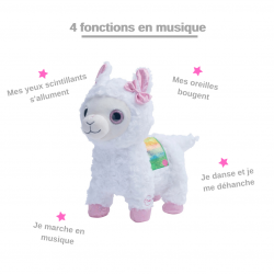 Peluche interactive Popy le Lama