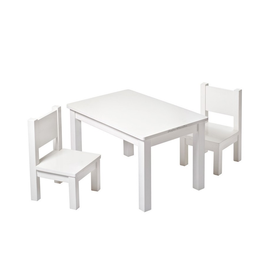 Ma première chaise, chaise enfant bois massif deco blanc MONTESSORI