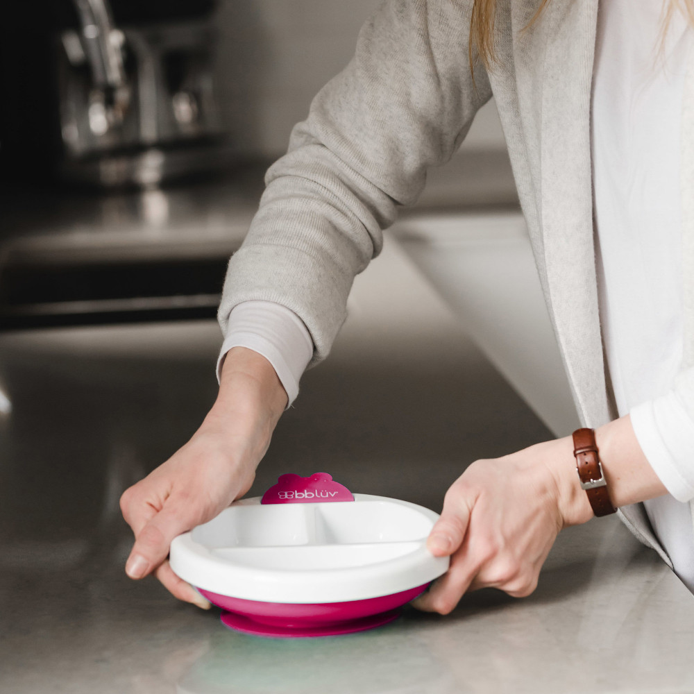 Assiette Chauffante Pour Bebe Rose