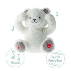 Peluche Coucou et Comptine - Gaston l'ourson