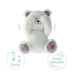Peluche Coucou et Comptine - Gaston l'ourson