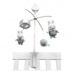 Mobile musical Miffy - Tricot vert amande